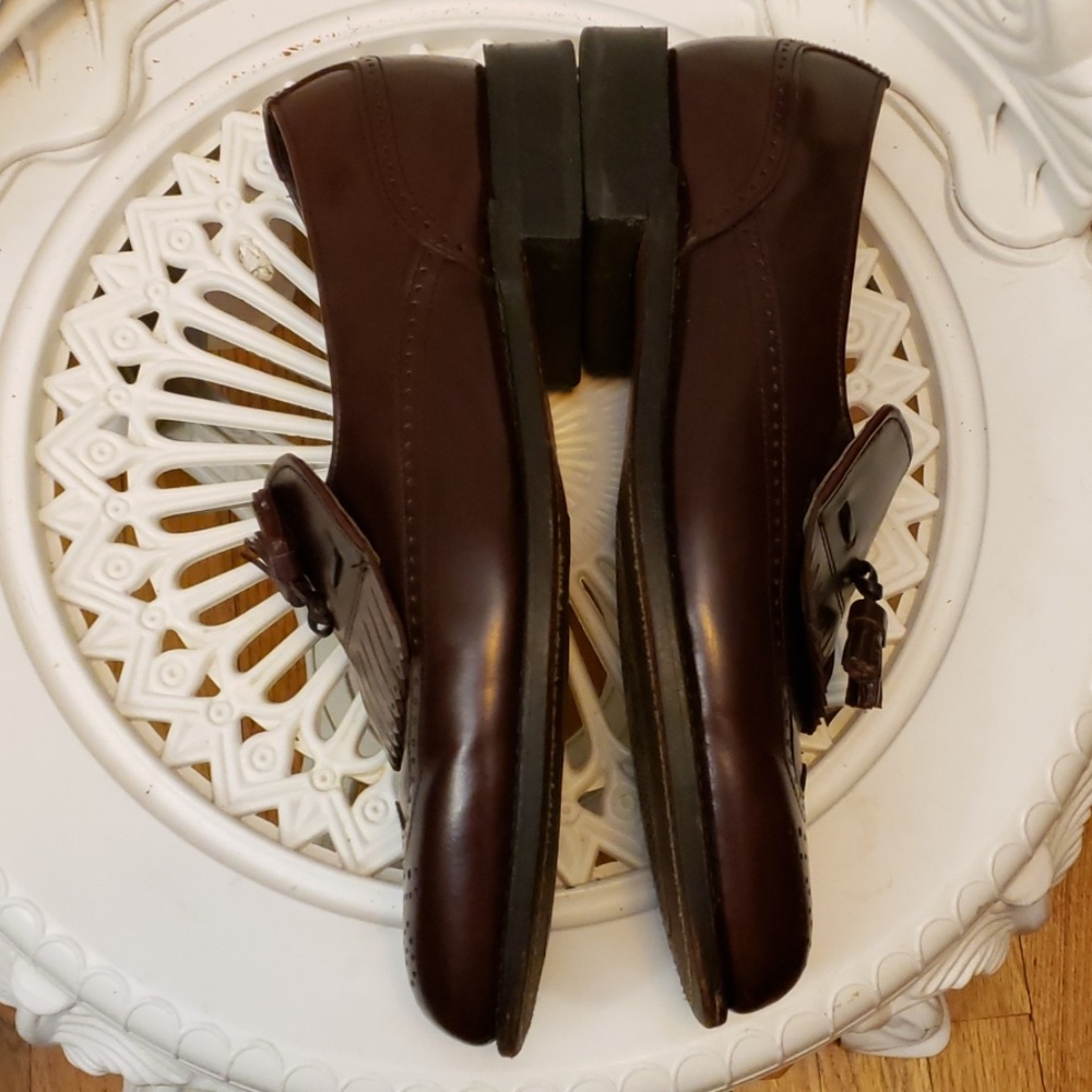 DEXTER USA MEN'S BURGUNDY SHOES SZ 10 M - Picture 4 of 8